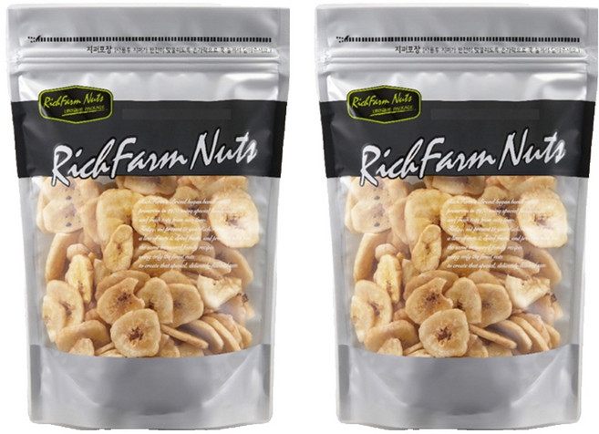 리치팜너트 바나나칩, 600g, 2개