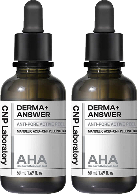 씨앤피 더마앤서 안티포어 액티브 필 앰플, 50ml, 2개