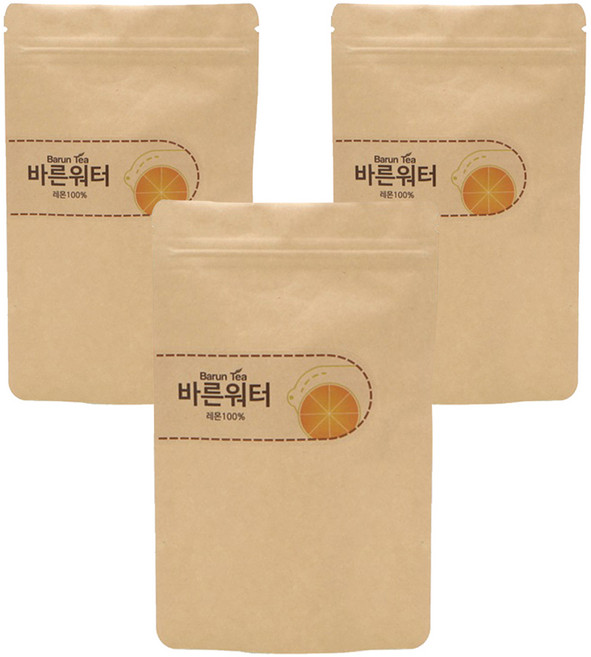 바른티 바른워터 레몬차, 20g, 3개