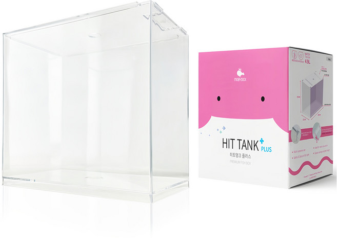 모비딕 히트 탱크 플러스 미니 어항, 투명, 1개