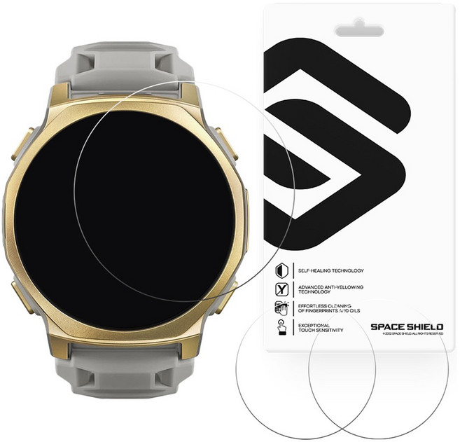 스페이스쉴드 아머 플렉스 9H 풀커버 강화유리필름 3p 세트, 투명, 1세트