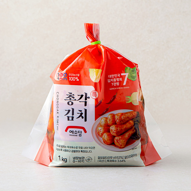 예소담 특 총각김치, 1kg, 1개