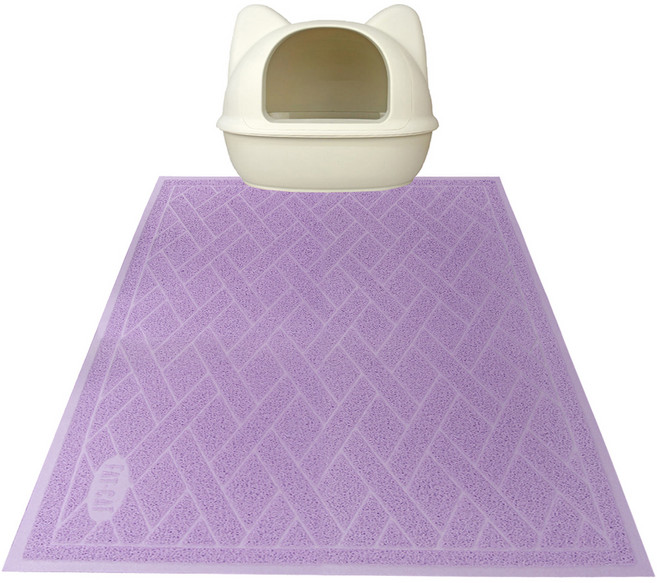 팻캣 고양이 모래매트, 라이트퍼플, 1개