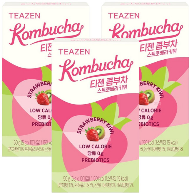 티젠 콤부차 스트로베리키위, 5g, 10개입, 3개