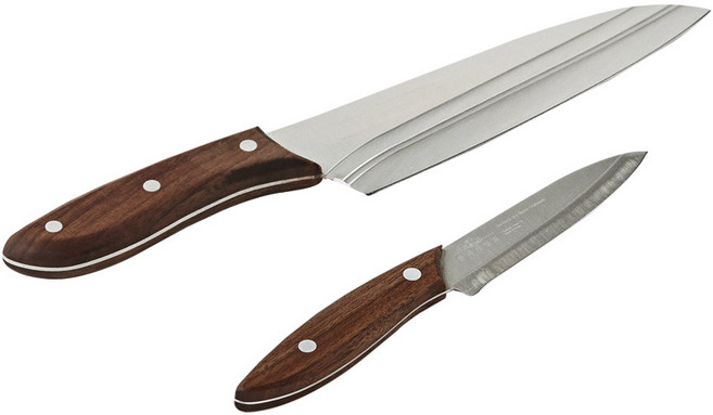 한국제일도 더 프리미엄 주방칼 2종 세트, 1세트, 식도 + 과도