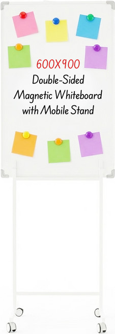 모더너리 높이조절 자석 양면 화이트보드 + 이동식 스탠드 세트, 알루미늄