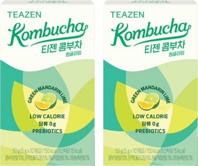 티젠 콤부차 청귤라임, 5g, 10개입, 2개