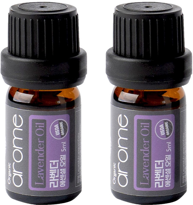 아로므 라벤더 에션셜 오일, 5ml, 2개