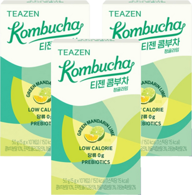 티젠 콤부차 청귤라임, 5g, 10개입, 3개