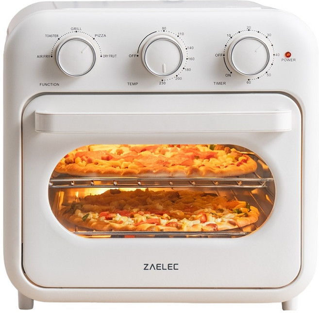 자일렉 스텐 오븐 에어프라이어 24L, ZL-256A, 화이트