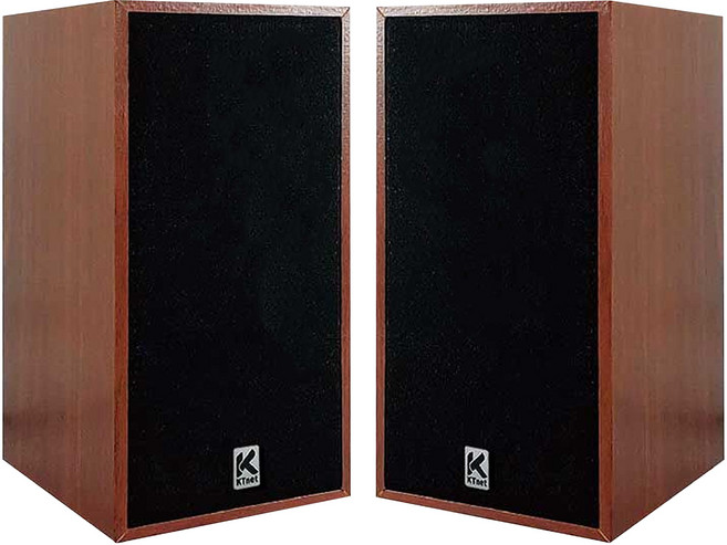 KTnet 廣鐸 木質二件式USB喇叭 布網, SKU2101, 棕色