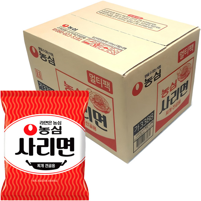 농심 사리면 110g, 40개