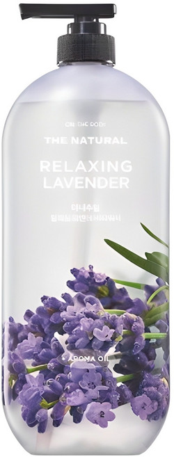 온더바디 더내추럴 바디워시 릴랙싱 라벤더향, 865ml, 1개