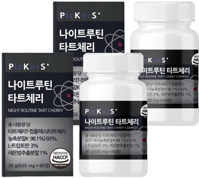 피케이에스 나이트루틴 타트체리 36g, 2개, 60정