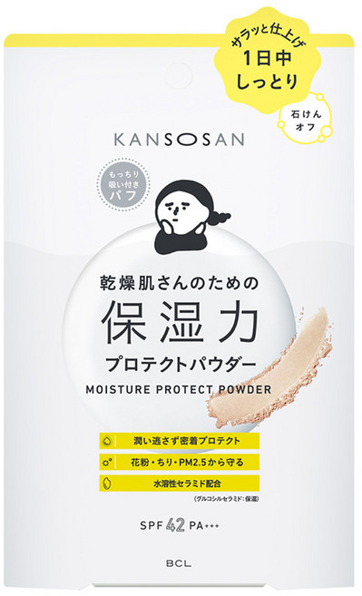 BCL 乾燥小姐潤澤保濕粉餅 SPF42 PA+++ 10g, 單色, 1盒