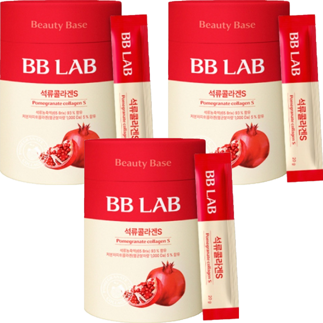 비비랩 석류 콜라겐S 30p, 600g, 3개