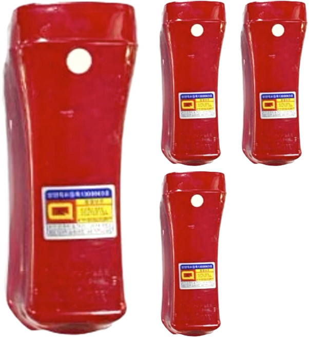 LED 휴대용 비상 조명등, 4개, 레드