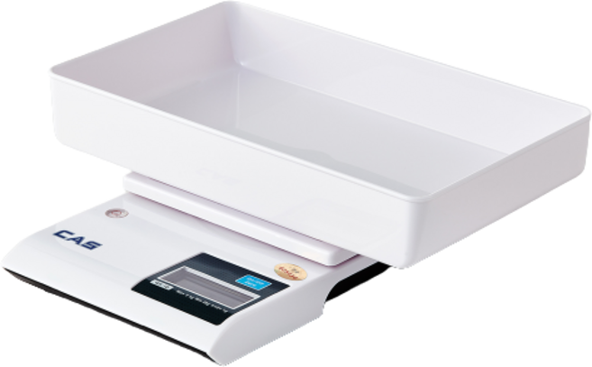 카스 디지털 주방저울 + 전용용기, 3kg, 혼합색상, WK-1D