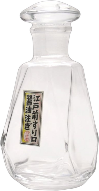 IWASAWA 江戶不溢醬油瓶 5.4 x 5.4 x 11.7cm 170g, 100ml, 1瓶