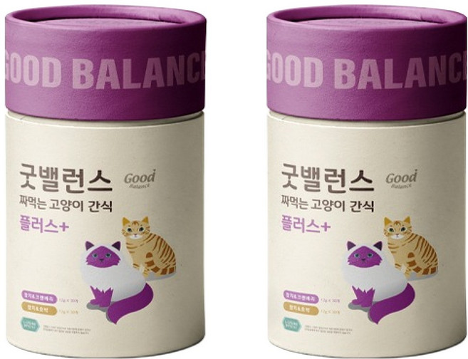 굿밸런스 고양이 짜먹는 간식 플러스, 혼합맛(참치/크랜베리) + 혼합맛(참치/호박), 12g, 120개