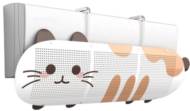 동물시리즈 에어컨 바람막이, 고양이, 1개