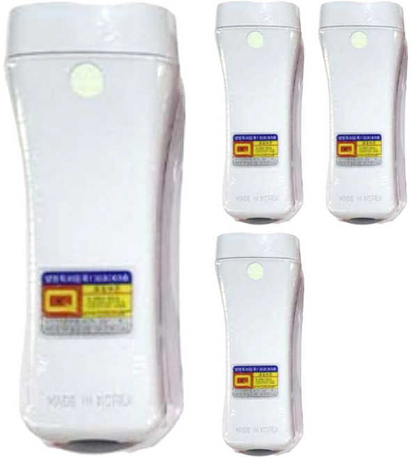 LED 휴대용 비상 조명등, 4개, 화이트