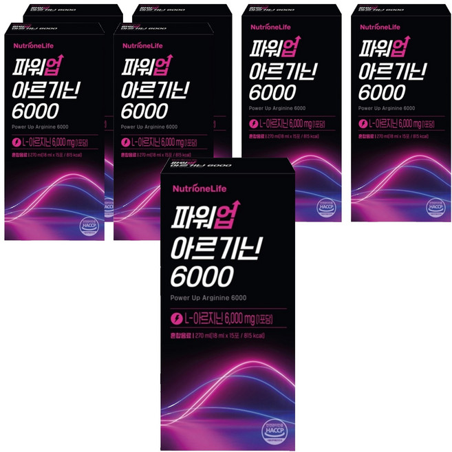 뉴트리원 파워업 L 아르기닌 6000, 270ml, 7개