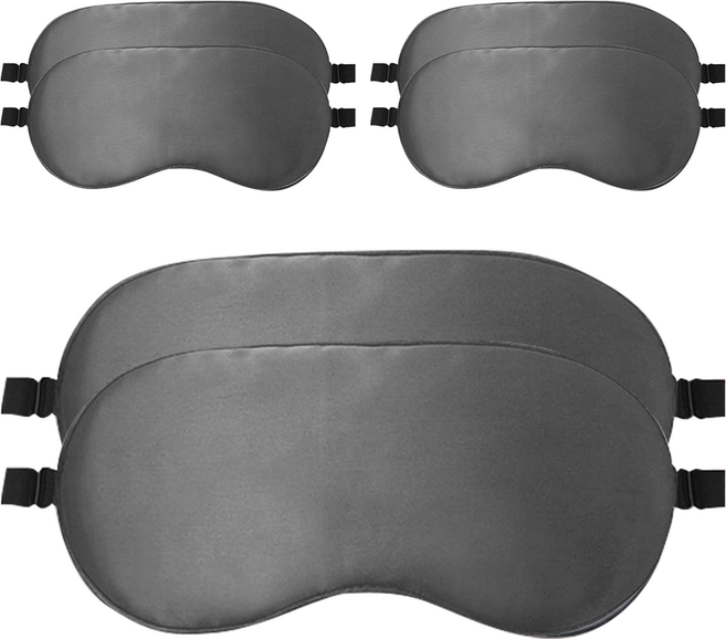 AHOYE 雙面涼溫兩用石墨烯遮光眼罩 舒眠眼罩 20g 2個, 2個裝, 3組