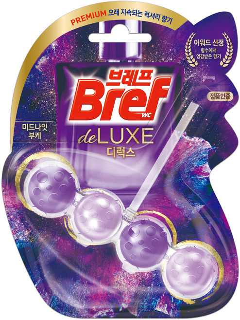 브레프 디럭스 변기 세정제 미드나잇 부케, 50g, 1개