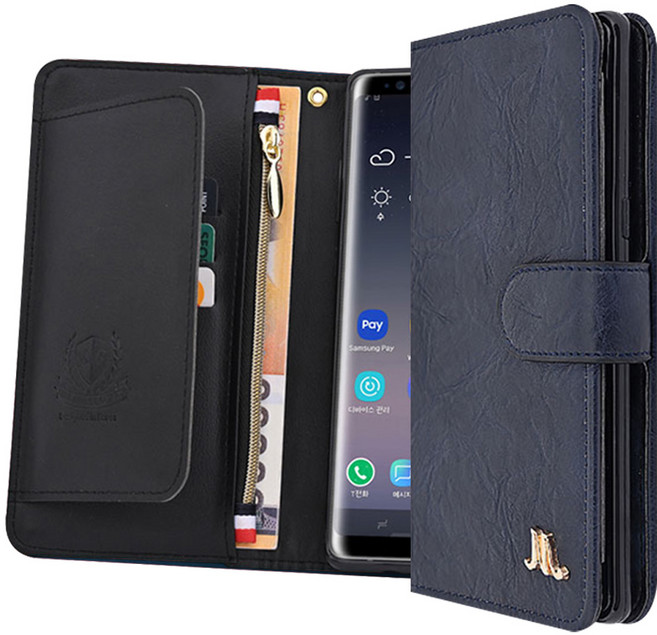 아이엔픽 베일리 지퍼 지갑형 다이어리 휴대폰 케이스