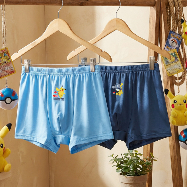 프리미에팜 아동용 포켓몬스터 인견 드로즈 2종 세트