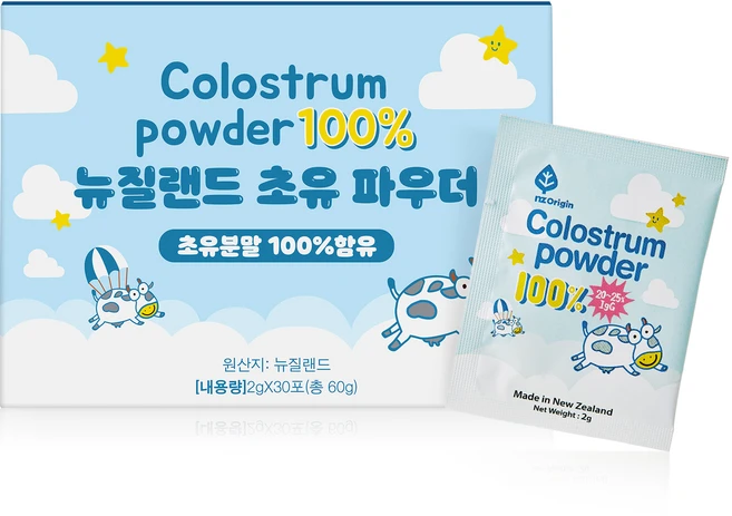 엔젯오리진 뉴질랜드 초유 파우더, 60g, 1개 - 쿠팡