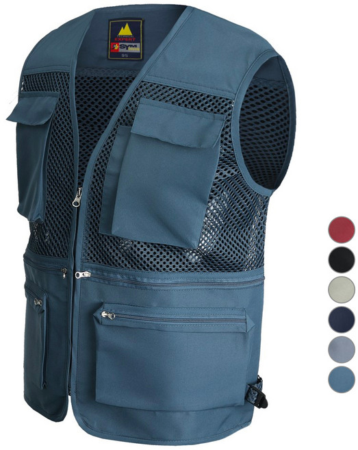 심비오즈 남성용 아웃도어 망사 조끼 SM08