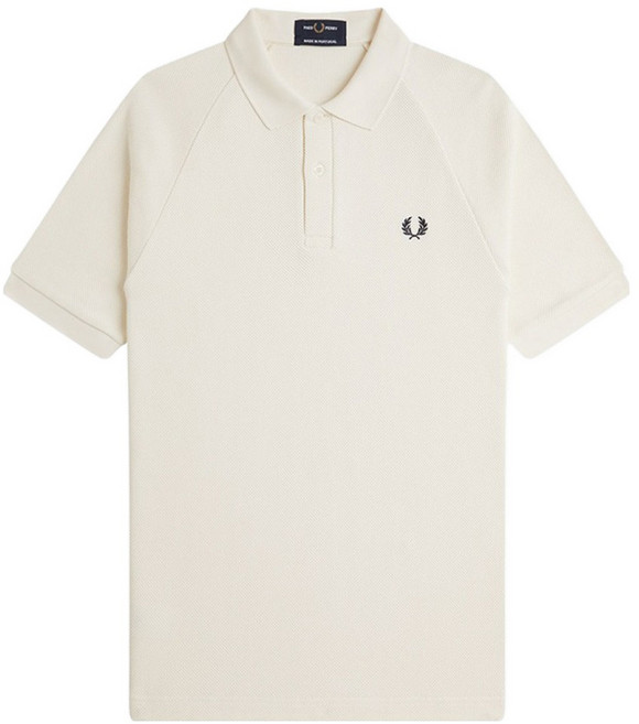 FRED PERRY 男女共用紋理網眼Polo短袖T恤 M9885
