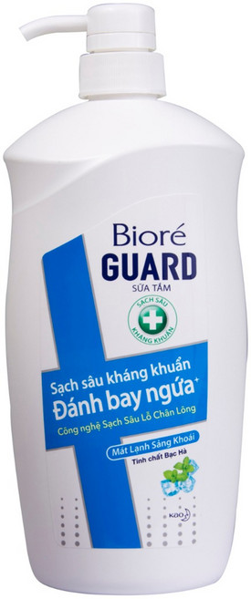 Biore 蜜妮 GUARD沐浴露 薄荷, 800g, 1瓶