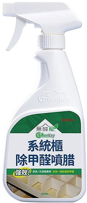 GreenKey 無醛屋 系統櫃除甲醛噴腊, 400ml, 1入