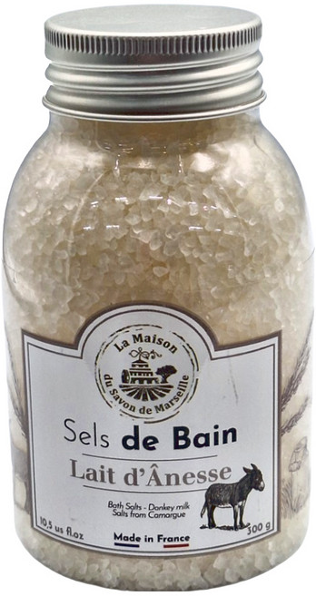 La Maison 馬賽皂之家 滋潤驢奶卡馬格沐浴海鹽, 300g, 1瓶