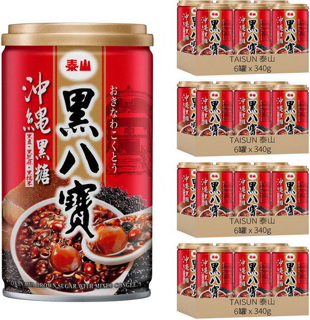 TAISUN 泰山 黑八寶, 340g, 24罐