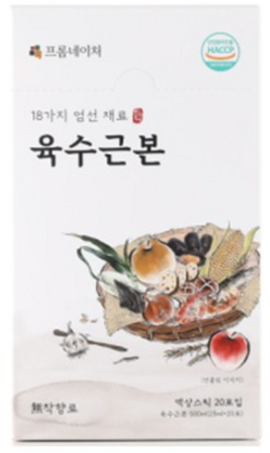 육수근본 간편 액상스틱 20p, 25ml, 1개
