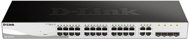 D-Link 友訊科技 智慧型乙太網路交換器, 1個, DGS-1210-28