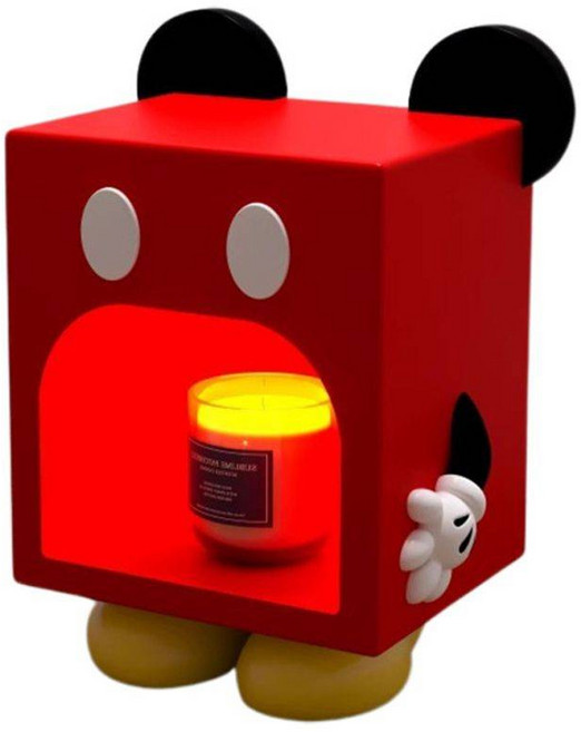 Rofancy 洛帆晞 可愛卡通系列 融蠟燈 米奇小屋 三段定時 多檔調溫 適用蠟燭直徑10-14cm GU10 50W 鹵鎢燈泡