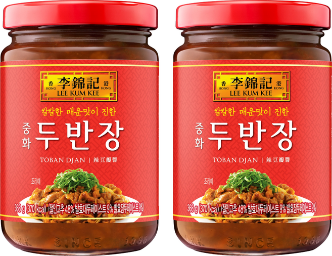 이금기 중화 두반장, 368g, 2개