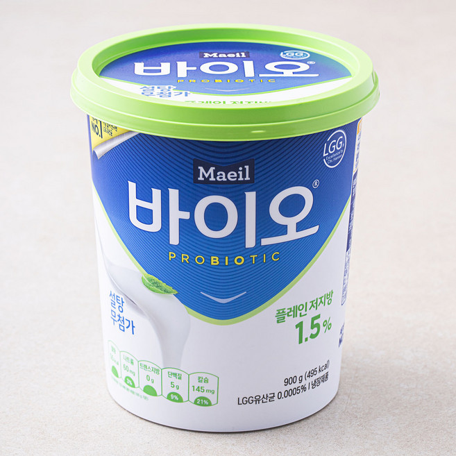 매일바이오 매일 플레인 저지방, 900g, 1개입, 1개