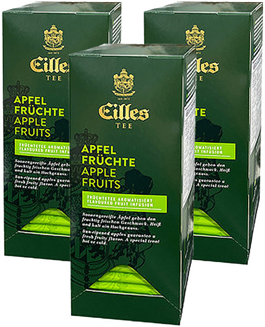 아일레스 디럭스 애플티 티백 과실차, 2.5g, 25개입, 3개