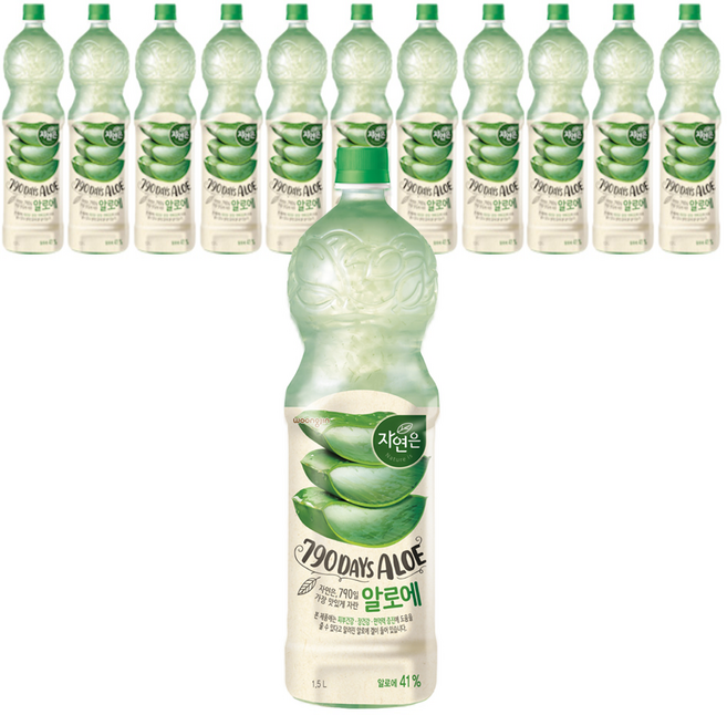 자연은 알로에 주스, 1.5L, 12개