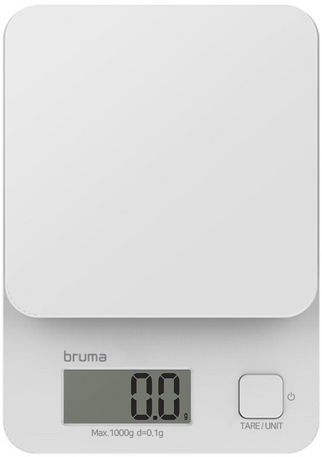 브루마 디지털 주방 전자저울, 1kg, 화이트, BS60