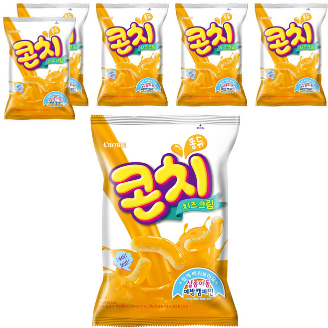 콘치 치즈크림, 110g, 6개