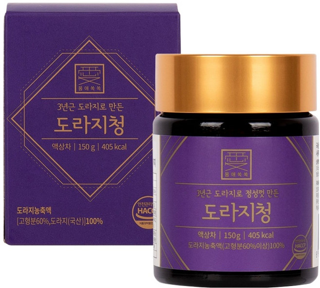 몸애쏙쏙 도라지청, 150g, 1개, 1개입