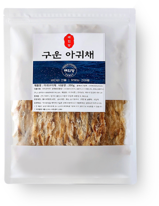 해인당 구운 아귀채, 200g, 1개