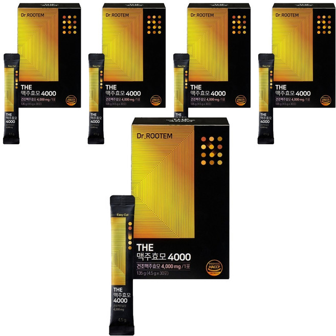 닥터루템 정품 THE 맥주효모 4000, 135g, 5개